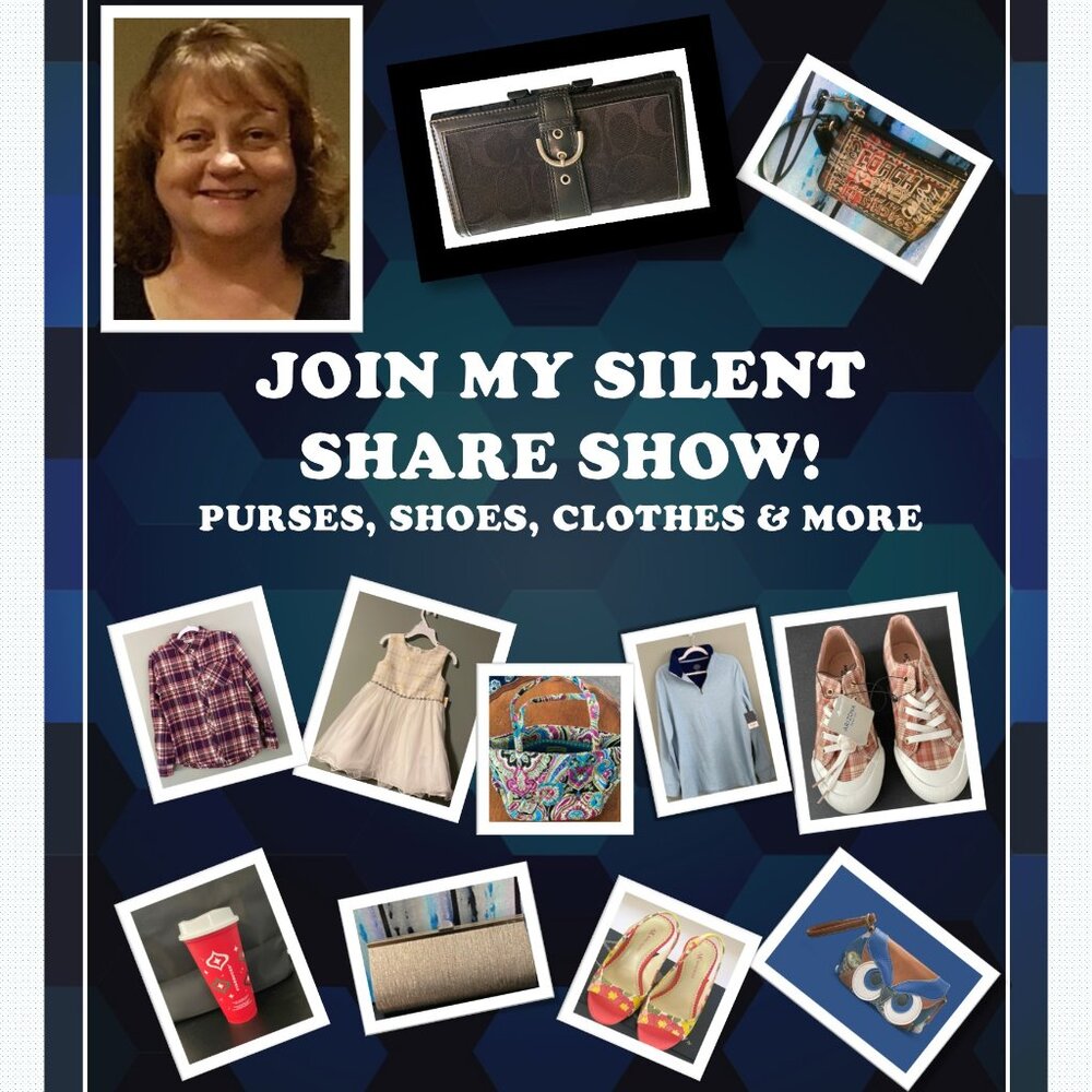 Donna's Silent Poshmark Share Show Today At 4:00 PM Central Share your Items!